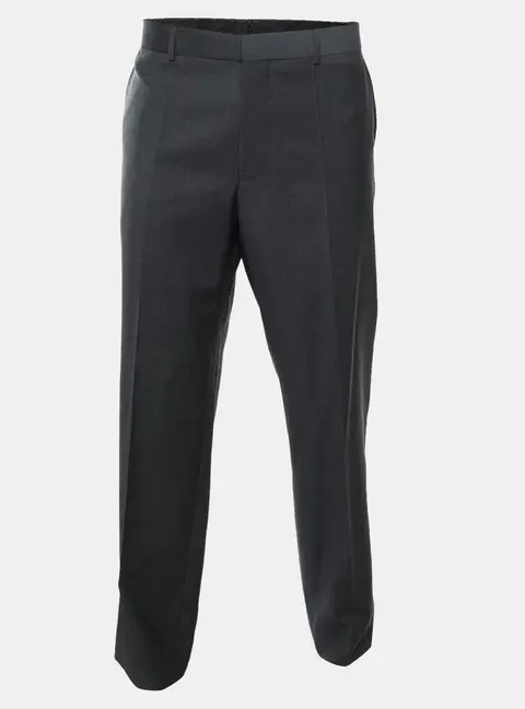 Boss By Hugo Boss Charcoal Grey Wool Regular Fit Parkway1 Pants 4XL