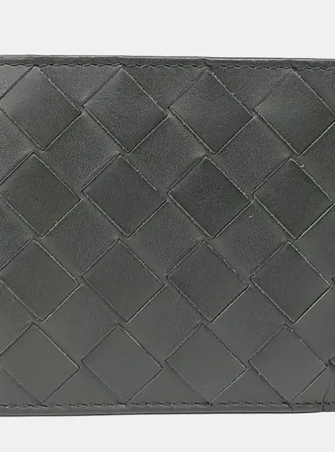 Bottega Veneta Black Leather Wallet