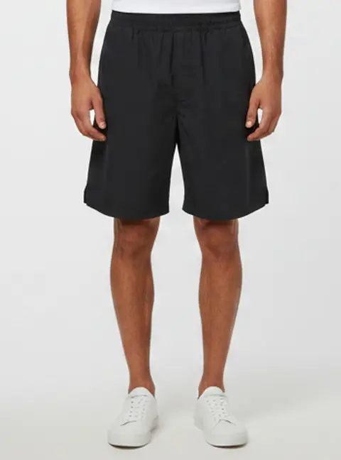 Bottega Veneta Black Cotton Regular Fit Shorts M