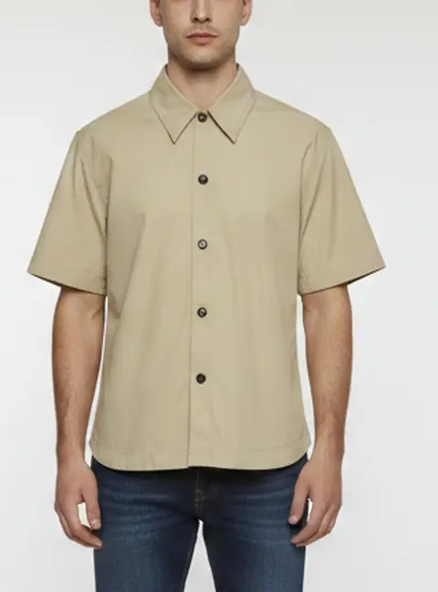 Bottega Veneta Beige Gabardine Short Sleeve T-Shirt L