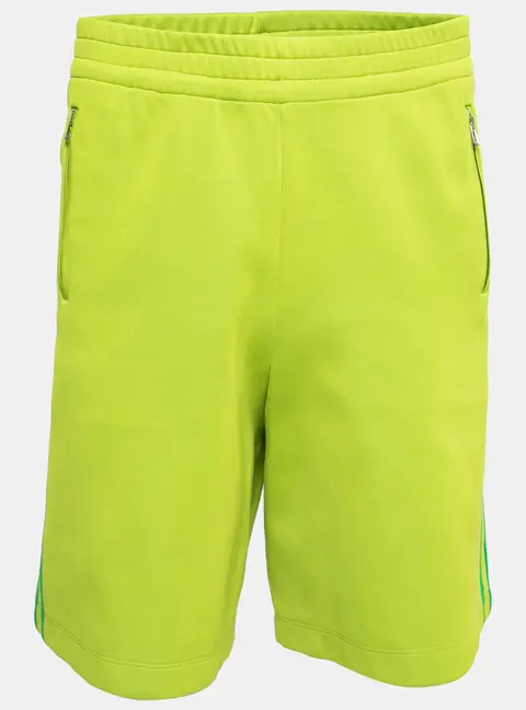 Bottega Veneta Lime Green Synthetic Shorts M