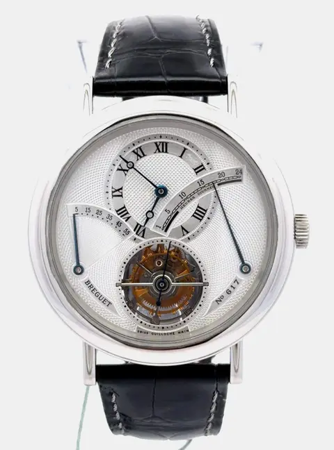 Breguet Classique Complications 3657 Silver Platinum Manual Winding Men's Wristwatch 39 mm