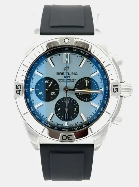 Breitling Chronomat B01 PB0134101C1S1 Automatic Ice Blue Stainless Steel Men's Wristwatch 42 mm