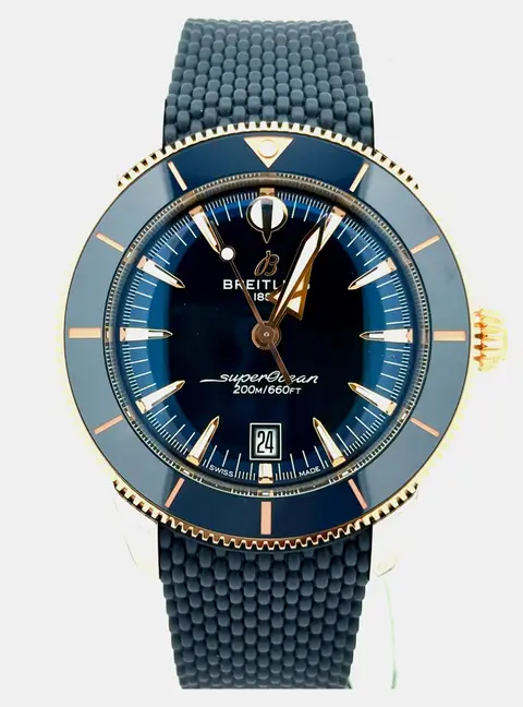 Breitling Superocean Heritage B31 UB3112161C1S1 Automatic Blue Stainless Steel and Rose Gold Men's Wristwatch 44mm