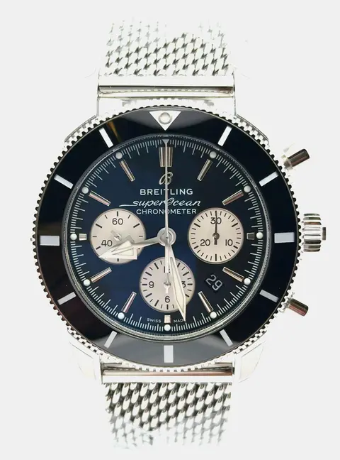 Breitling Superocean Heritage II Chronograph B01 AB0162121B1A1 Automatic Black Stainless Steel Men's Wristwatch 44mm