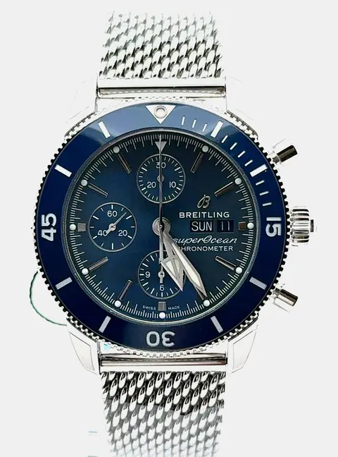 Breitling Superocean Heritage II A13313161C1A1 Automatic Blue Stainless Steel Men's Wristwatch 44mm