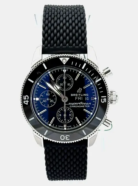 Breitling Superocean Heritage II Chronograph A13313121B1S1 Automatic Black Stainless Steel Men's Wristwatch 44mm