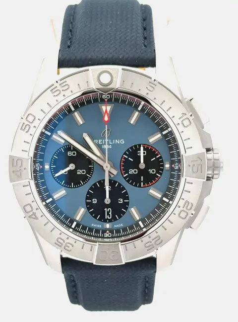 Breitling Avenger B01 Chronograph 44 AB0147101C1X1 Automatic Blue Stainless Steel Men's Wristwatch 44mm