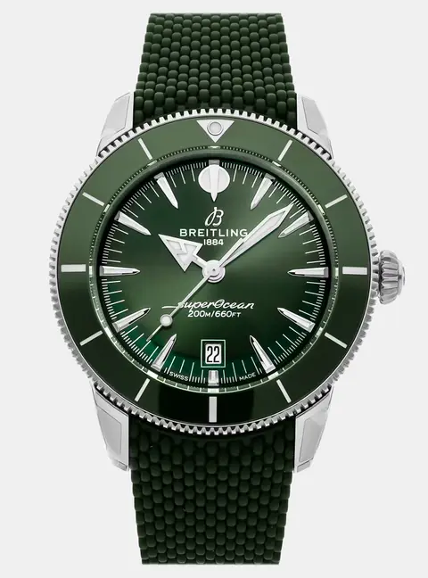 Breitling SuperOcean Heritage B31 AB3112361L1S1 Green Stainless Steel Automatic Men's Wristwatch 44mm