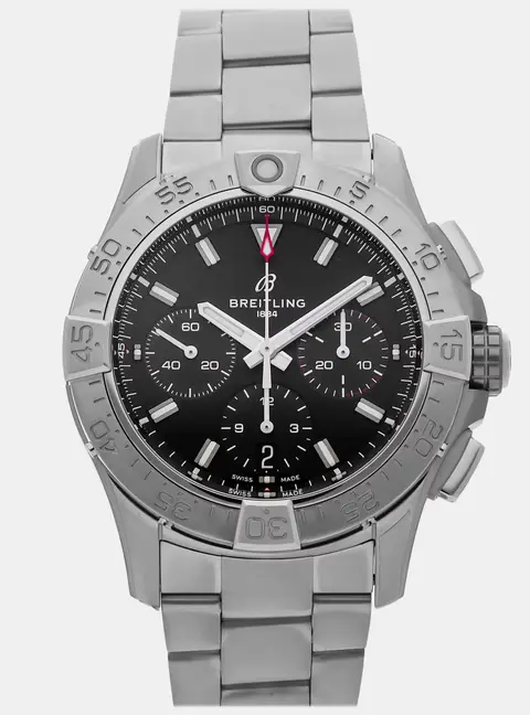 Breitling Avenger B01 AB0146101B1A1 Automatic Black Dial Stainless Steel Men's Wristwatch 42mm