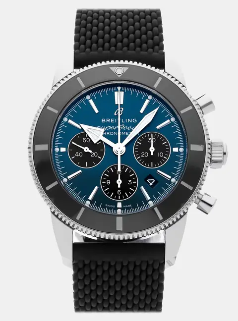 Breitling Superocean Heritage B01 Chronograph AB0162121C1S1 Blue Dial Stainless Steel Automatic Men's Wristwatch 44 mm