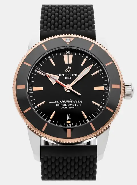 Breitling Superocean Heritage UB2030121B1S1 Stainless Steel Automatic Black Men's Wristwatch 44mm