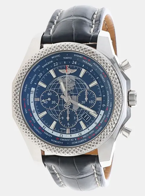 Breitling Bentley B05 Unitime AB0521 Blue Stainless Steel Automatic Men's Wristwatch 50mm