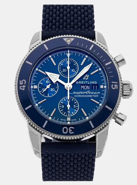 Breitling Superocean Heritage A13313161C1S1 Blue Stainless Steel Automatic Men's Wristwatch 44mm