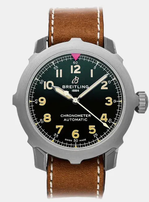 Breitling Aviator Super 8 EB2040101L1X1 Green Titanium Automatic Men's Wristwatches 46mm