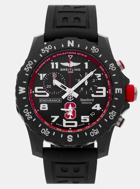 Breitling Endurance Pro X823109C1B1S1 Black Rubber Quartz Men's Wristwatches 44mm