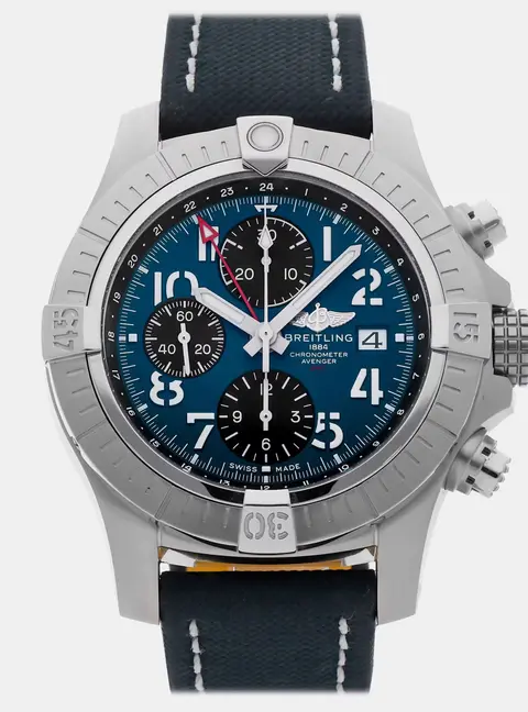Breitling Avenger A24315101C1X2 Blue Stainless Steel Automatic Men's Watches 45mm