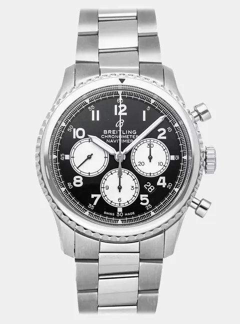 Breitling Navitimer 8 AB0117131B1A1 Black Stainless Steel Automatic Men's Watches 43mm