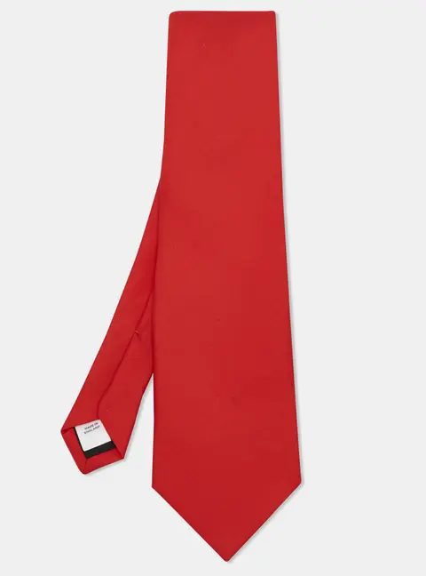 Burberry Red Silk Classic Tie