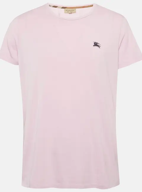 Burberry Lavender Jersey Crewneck T-Shirt L