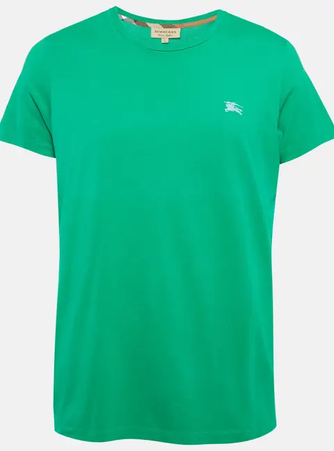Burberry Green Jersey Crewneck T-Shirt L