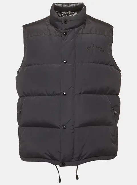 Burberry Black Nylon Down Gilet XXL