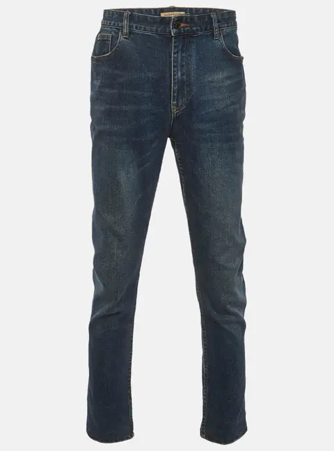 Burberry Blue Denim Straight Fit Jeans XL/Waist 36"
