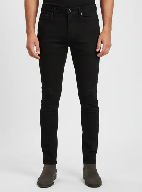 Burberry Brit Black Denim Straight Fit Jeans M/Waist 33"