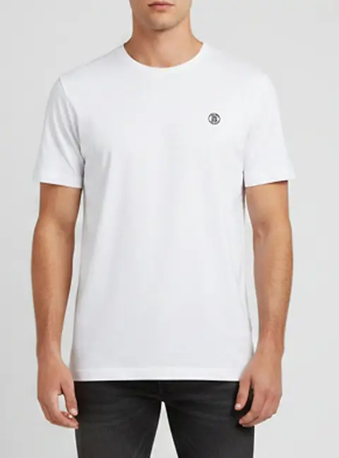 Burberry White Cotton Short Sleeve Crewneck XL