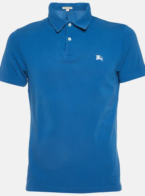 Burberry Brit Blue Cotton Pique Polo T-Shirt M