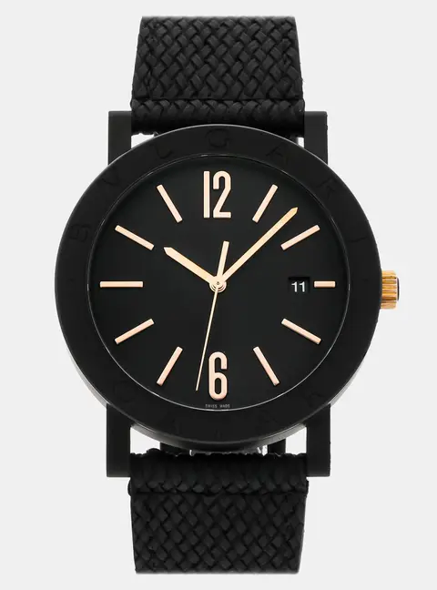 Bvlgari Bvlgari-Bvlgari 103556 Automatic Blacksteel Men's Wristwatch 41 mm