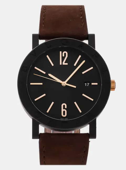 Bvlgari Bvlgari-Bvlgari 103556 Black Blacksteel Automatic Men's Wristwatch 41mm