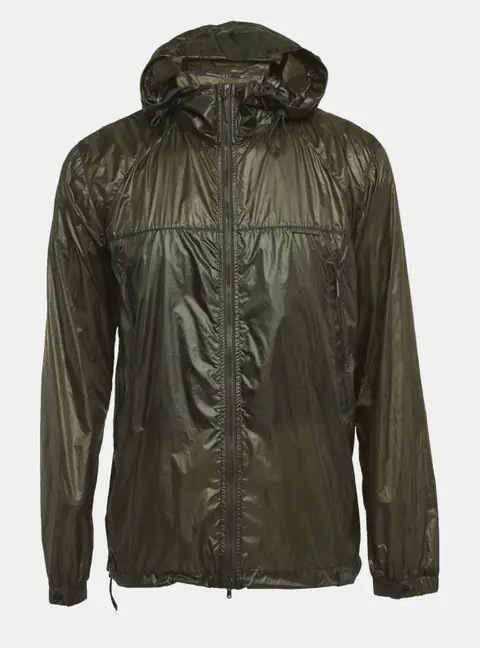 Canada Goose Green Nylon Zip-Up Hooded Jacket M