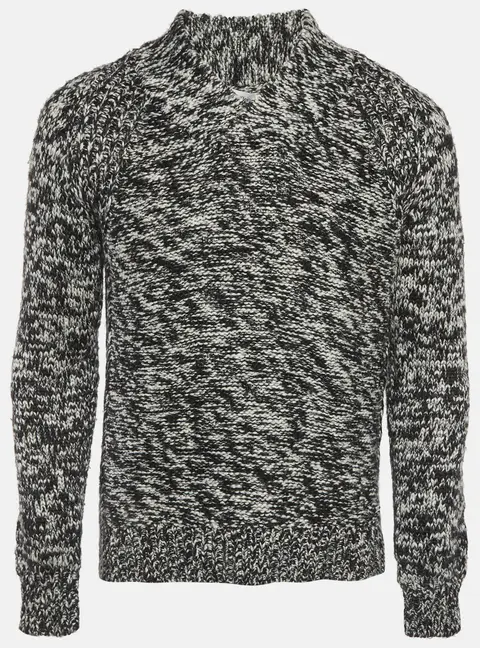 Calvin Klein Monochrome Knit V-Neck Sweater S