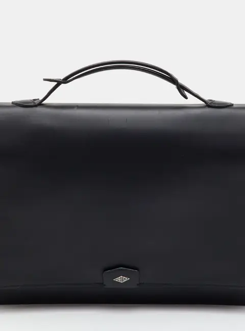 Cartier Losange Portfolio Large Black Leather Briefcase