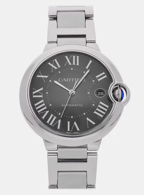 Cartier Ballon Bleu WSBB0060 Grey Stainless Steel Automatic Men's Wristwatch 40mm