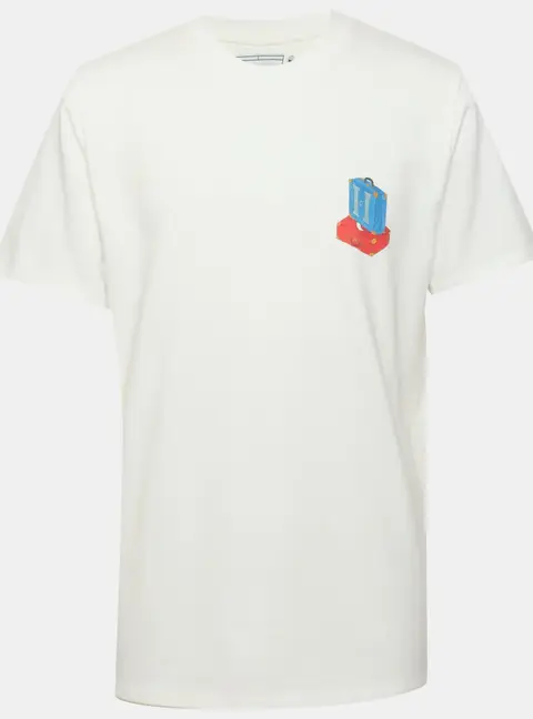 Casablanca Casa Cream Graphic Printed Jersey T-Shirt M
