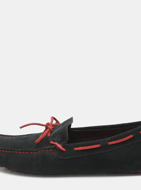 CH Carolina Herrera Size 42 Dark Navy Suede Loafers