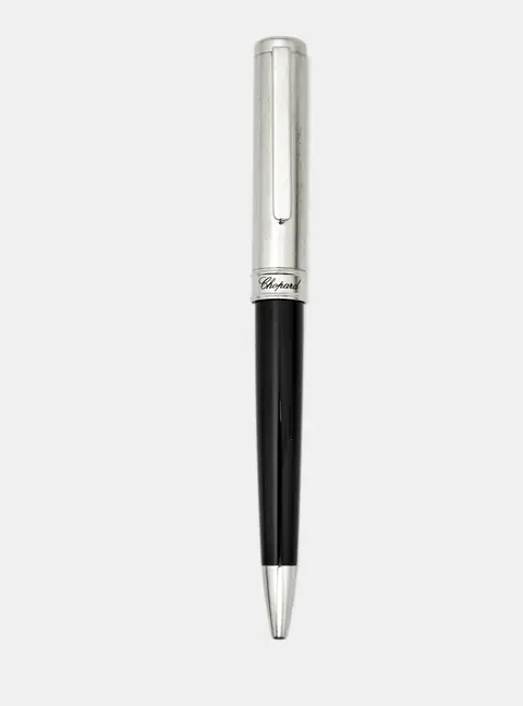 Chopard Resin Silver Tone Ballpoint Pen