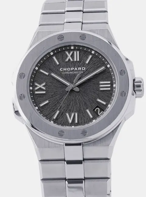 Chopard Alpine Eagle 298600-3002 Grey Stainless Steel Automatic Men's Watch 41mm