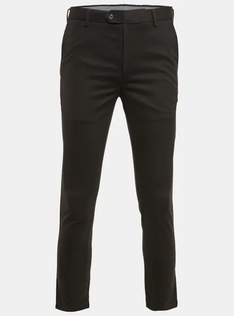 Charles Tyrwhitt Black Gabardine Extra Slim Fit Trousers S