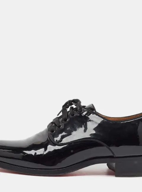 Christian Louboutin chambeliss Size 41 Black Patent Leather Derby