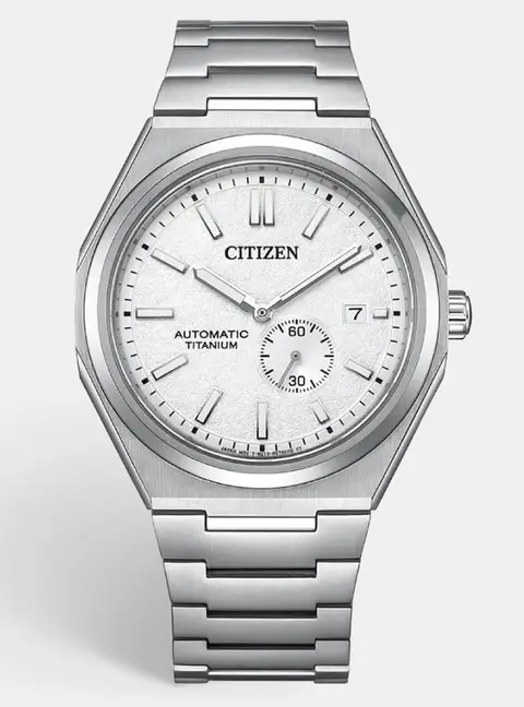 Citizen Zenshin NJ0180-80A Silver Dial Duratect / Super Titanium Men's Wristwatch 40.50 mm
