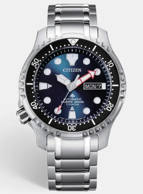 Citizen Promaster NY0100-50M Blue Dial Titanium Men's Wristwatch 42 mm
