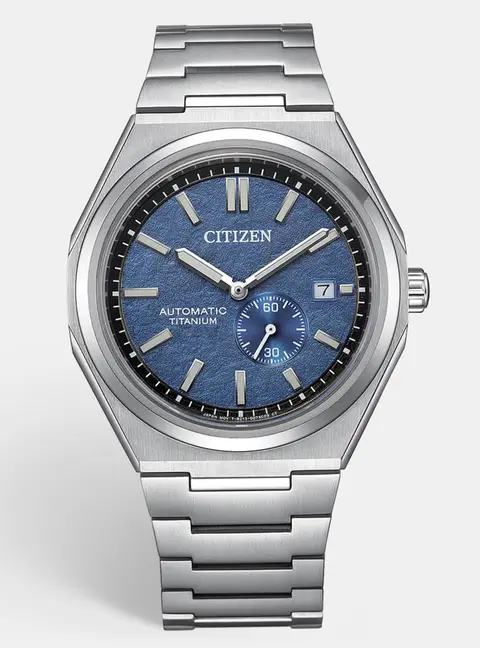 Citizen Zenshin NJ0180-80L Blue Dial Duratect / Super Titanium Men's Wristwatch 40.50 mm