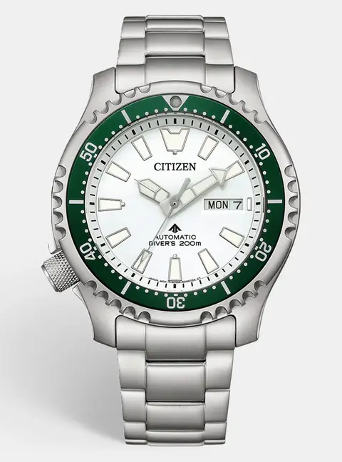 Citizen Limited Edition Promaster Marine NY0168-64A White Dial Stainless Steel Men's Wristwatch 42 mm