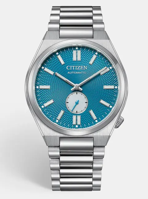Citizen Tsuyosa 60 Small Second NK5010-51L Blue Dial Stainless Steel Men's Wristwatch 40 mm