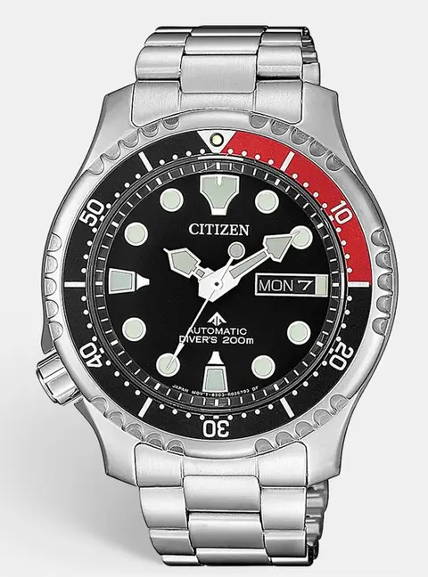 Citizen Promaster NY0085-86E Black Dial Stainless Steel Men's Wristwatch 42 mm