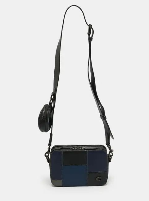 Coach Charter Patchwork Multicolor Leather Crossbody Bag