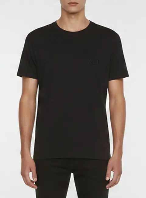 Dior Homme CD Icon Embroidered Cotton Crew Neck T-Shirt M